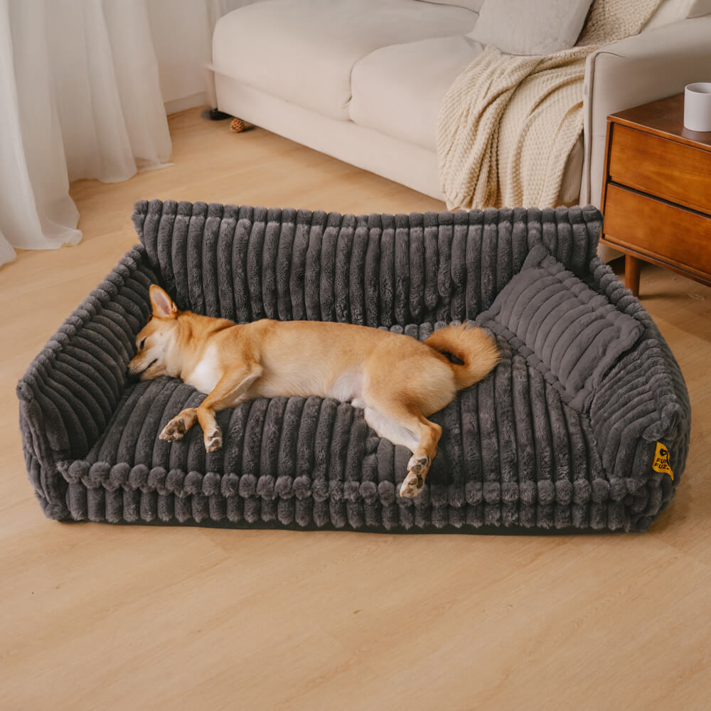 Large Washable Fluffy Orthopedic Dog Sofa Bed — Ultimate Comfort &Support