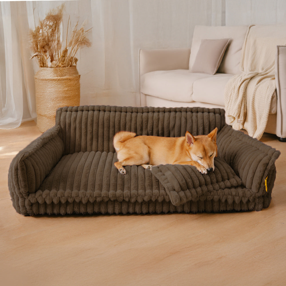 Large Washable Fluffy Orthopedic Dog Sofa Bed — Ultimate Comfort &Support