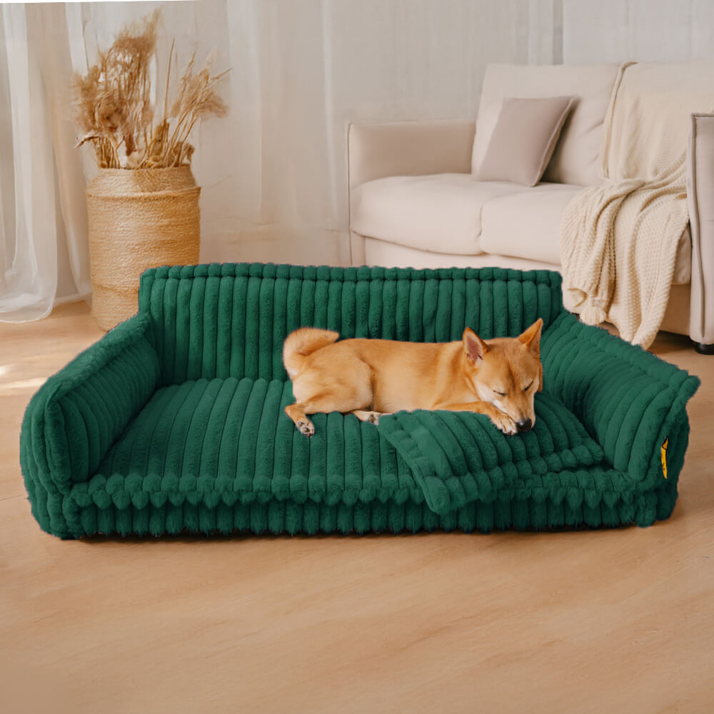 Large Washable Fluffy Orthopedic Dog Sofa Bed — Ultimate Comfort &Support