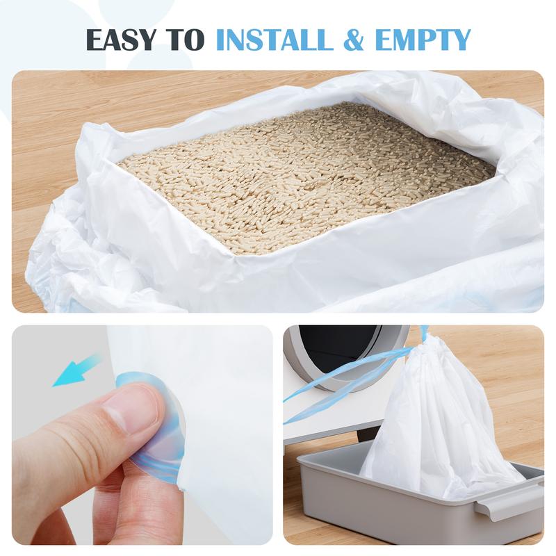 Cat Litter Box Liners — Strong, Leak-Proof & Easy Disposal