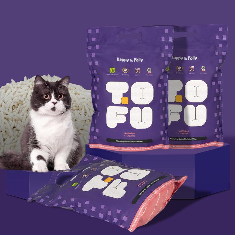 Tofu Cat Litter — Natural, Clumping & Flushable