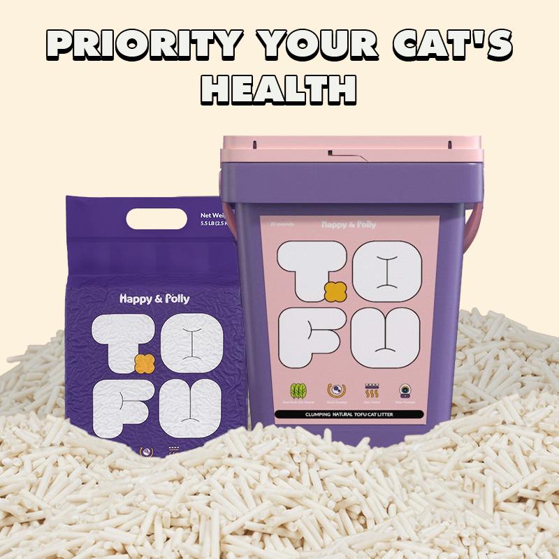 Tofu Cat Litter — Natural, Clumping & Flushable