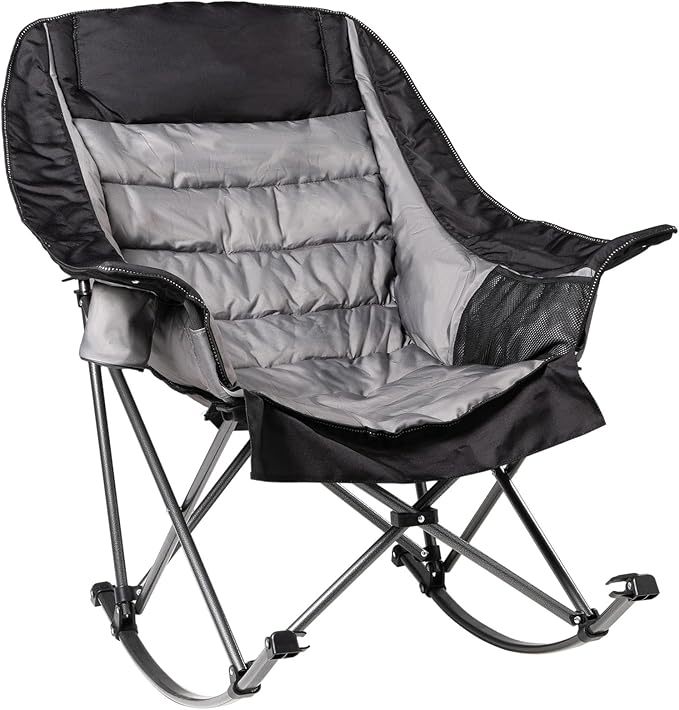 Adult Oversized Rocking Camp Chair