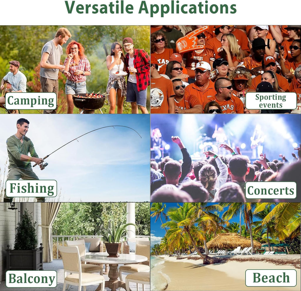 Extra-large camping chair, portable folding camping chair, with side pockets, cup holder and carrying bag, heavy-duty outdoor camping chair