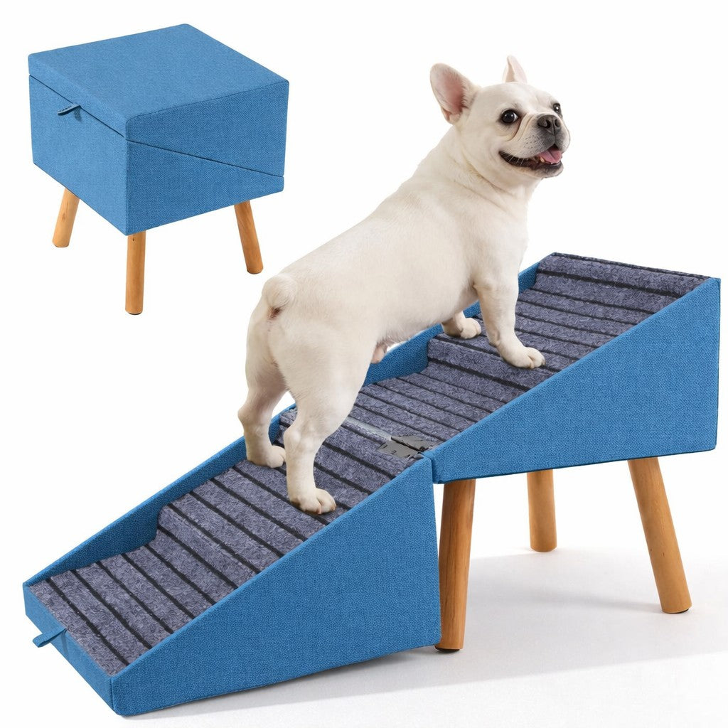 2-in-1 Dog Ramp & Ottoman — Safe Support Meets Smart Home Design
