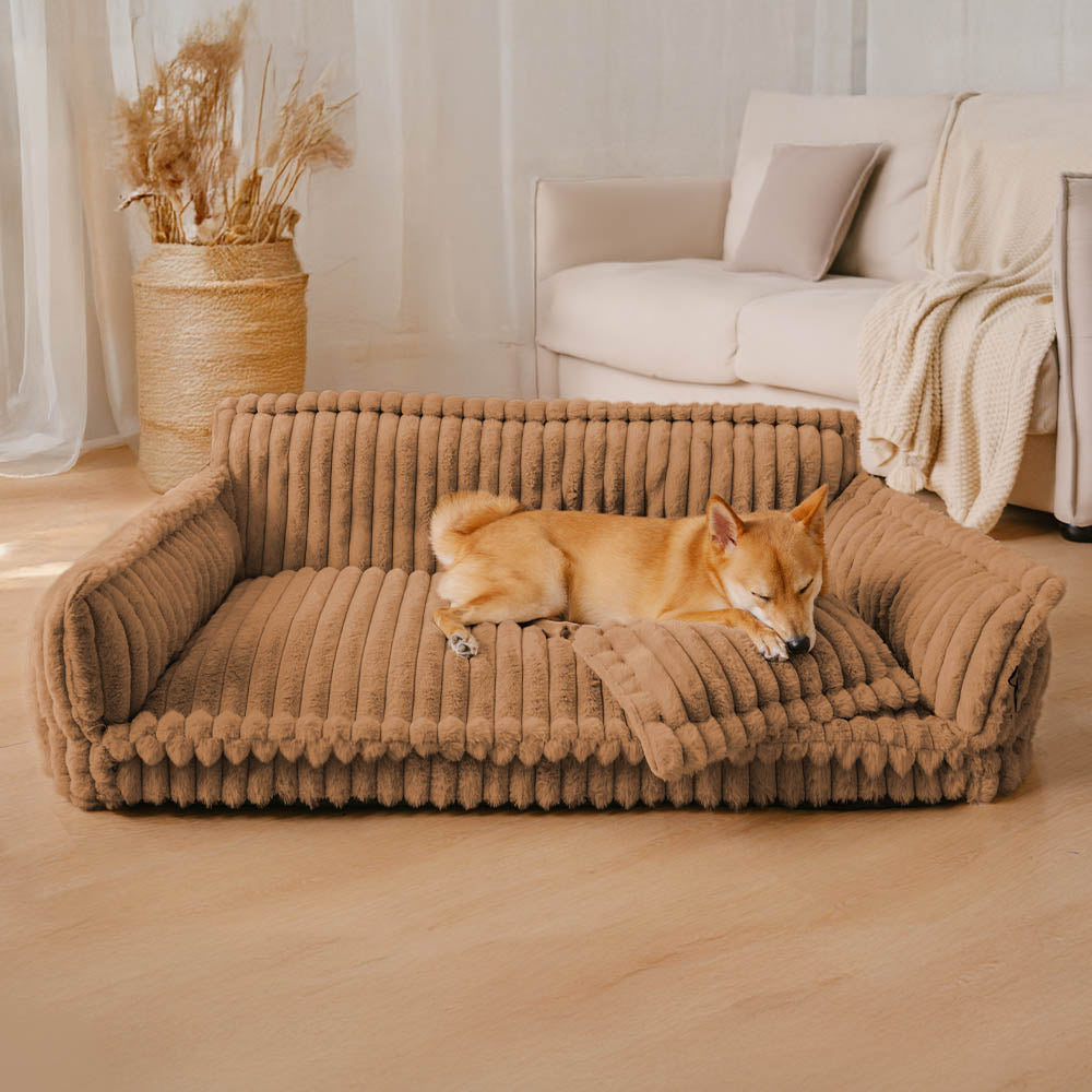 Large Washable Fluffy Orthopedic Dog Sofa Bed — Ultimate Comfort &Support