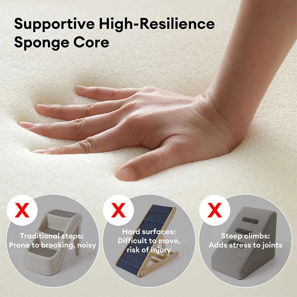 Soft Dog Ramp & Stairs — Easy Access & Joint Protection