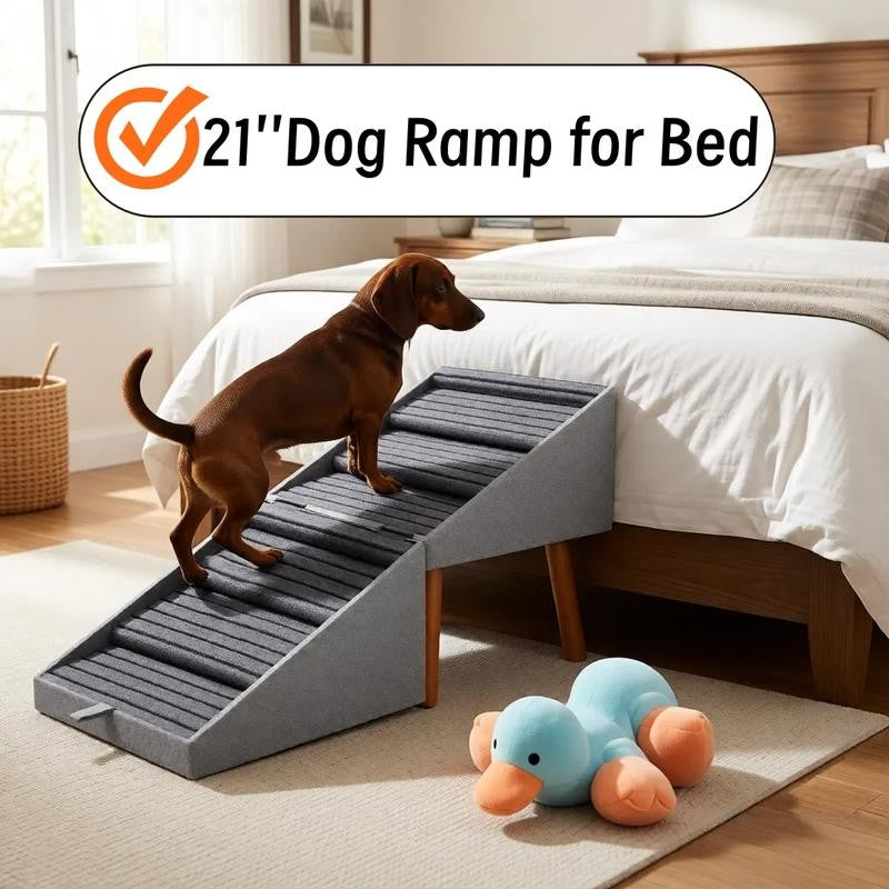 2-in-1 Dog Ramp & Ottoman — Safe Support Meets Smart Home Design