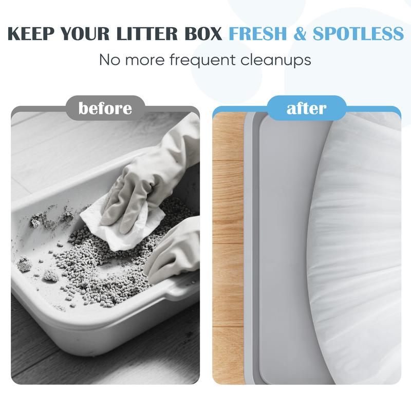Cat Litter Box Liners — Strong, Leak-Proof & Easy Disposal